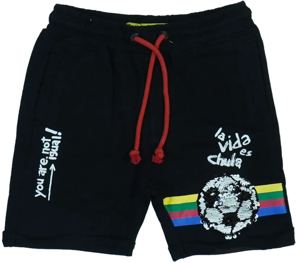 Fekete Desigual Rövidnadrág EU 104 / UK 4 év / US 4T/XS