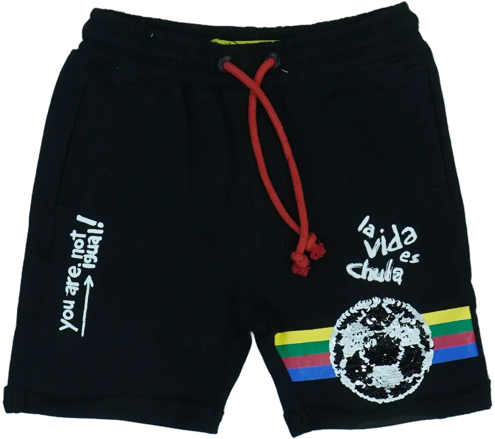 Fekete Desigual Rövidnadrág EU 104 / UK 4 év / US 4T/XS