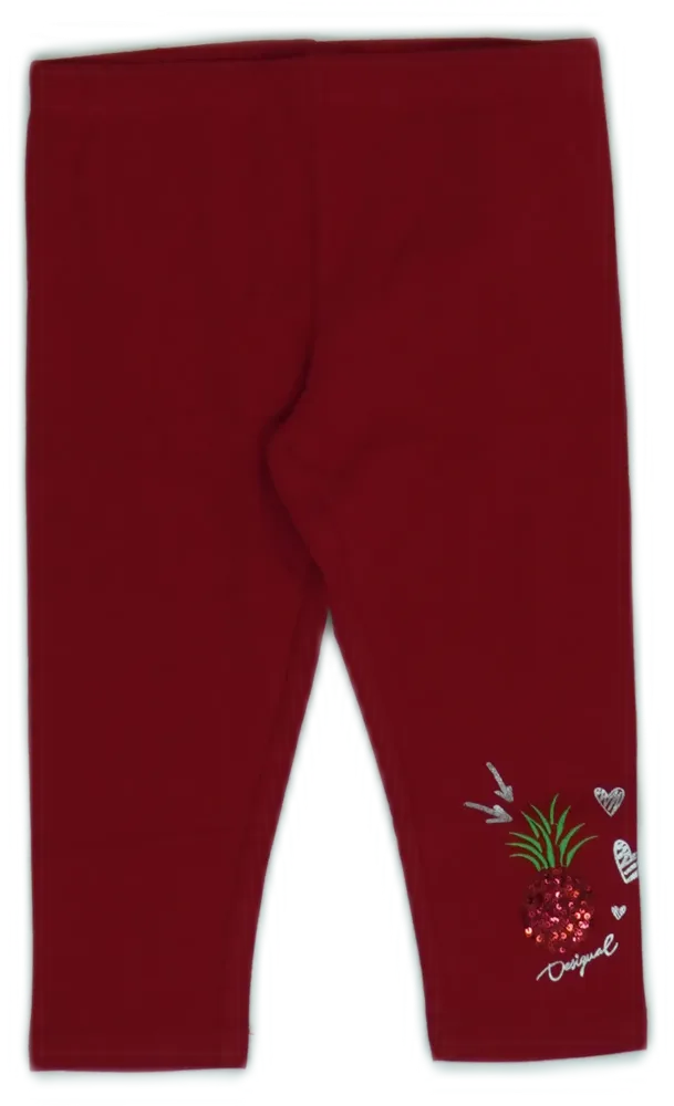 Piros Desigual Leggings EU 128 / UK 8 év / US 8 év/M