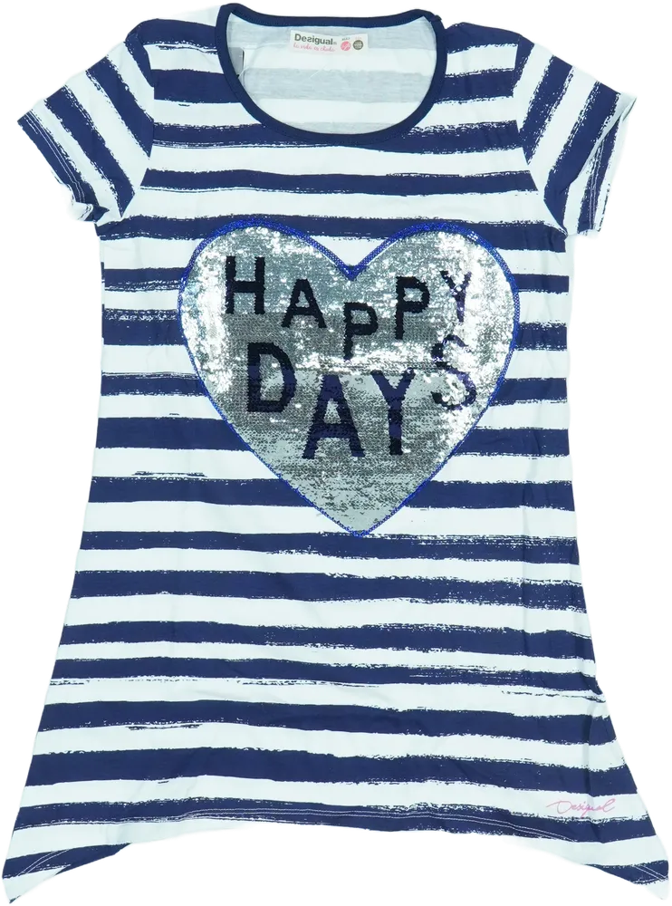 Fehér Desigual Tunika EU 152 / UK 12 év / US 12 év/L