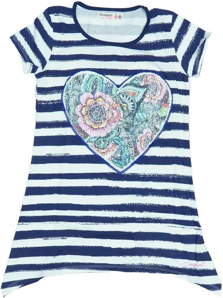 Fehér Desigual Tunika EU 152 / UK 12 év / US 12 év/L