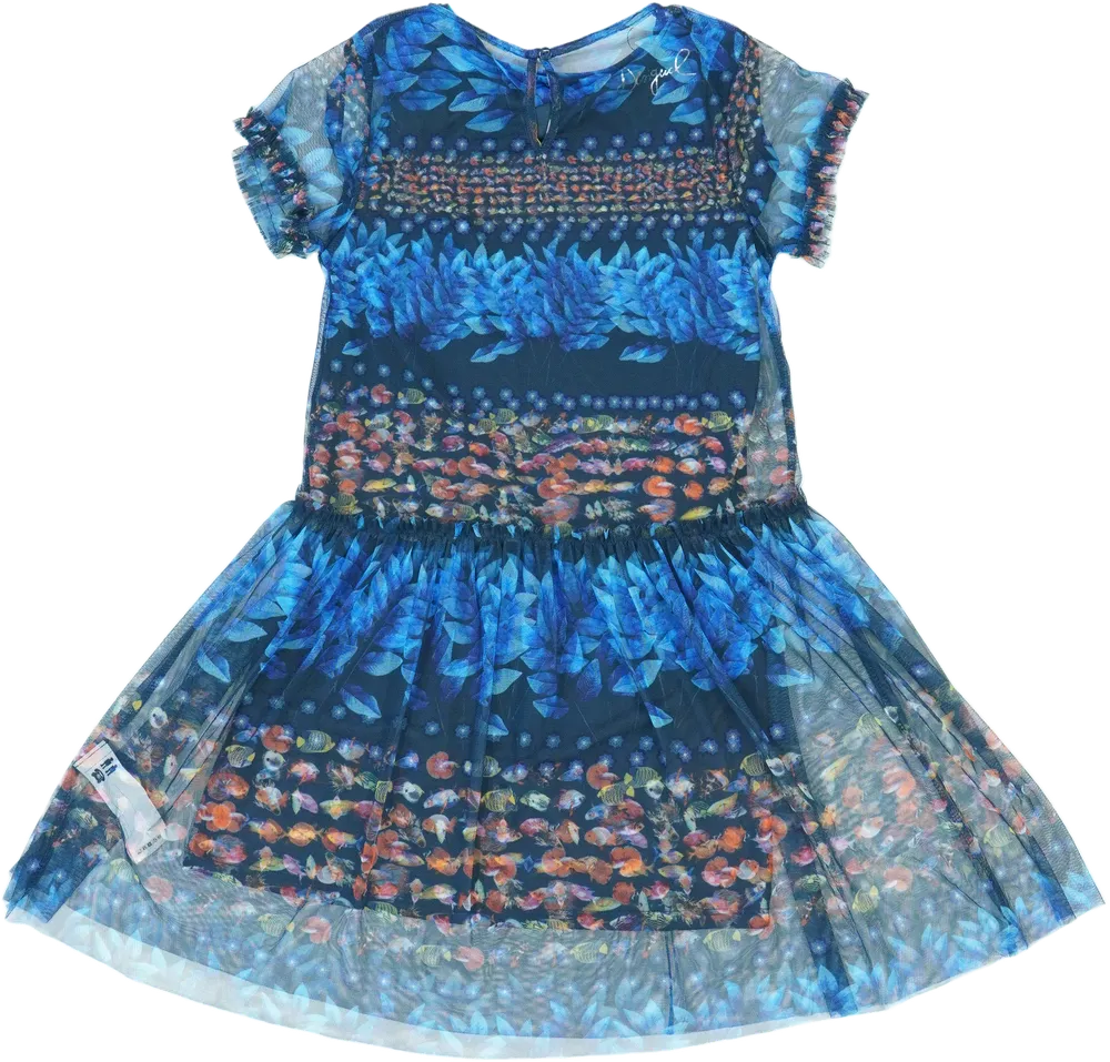 Kék Desigual 2 részes szett - Lányka ruha EU 140 / UK 10 év / US 10 év/L