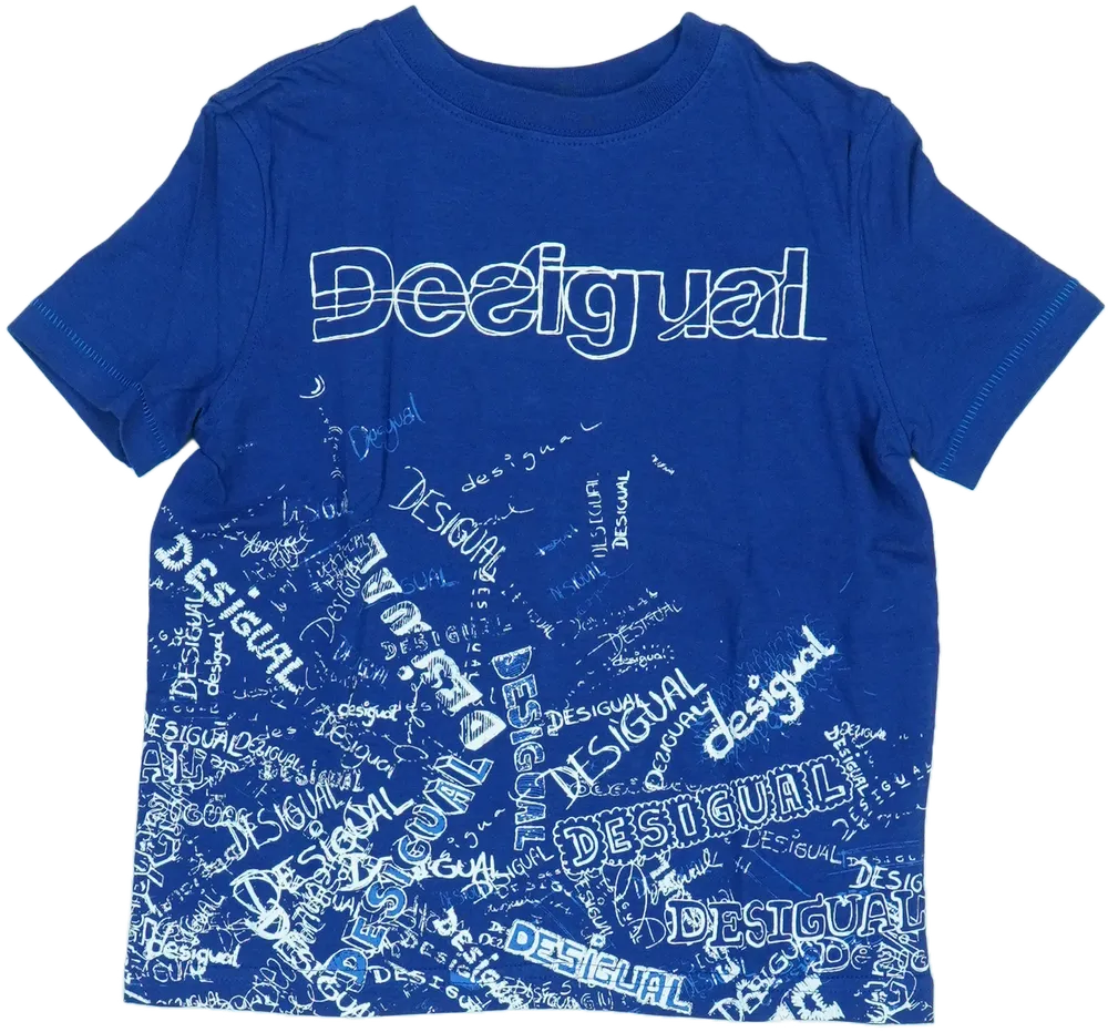Kék Desigual Póló EU 104 / UK 4 év / US 4T/XS