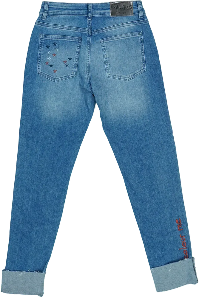 Kék Desigual Farmernadrág EU 24