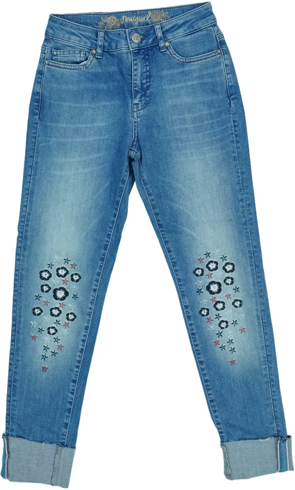 Kék Desigual Farmernadrág EU 24