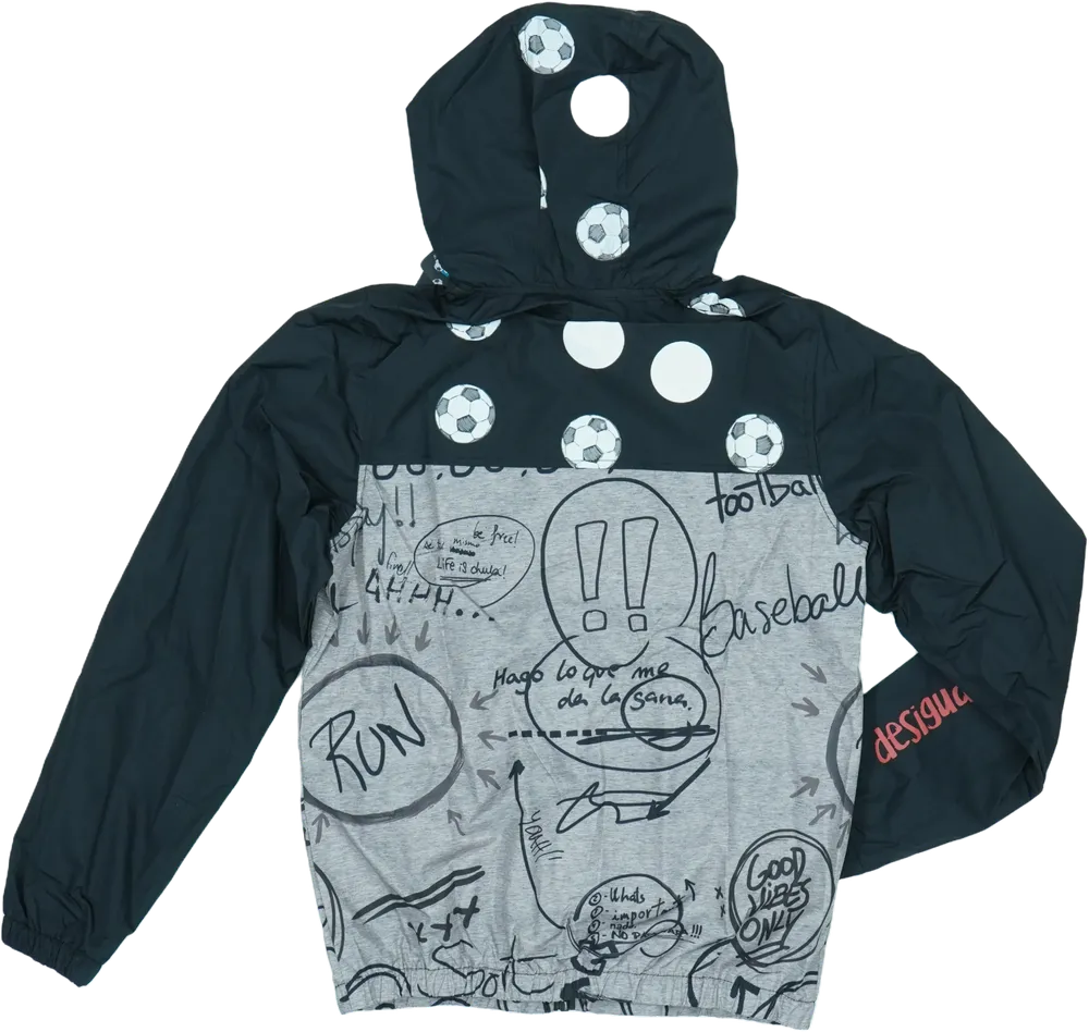 Szürke Desigual Esőkabát EU 152 / UK 12 év / US 12 év/L