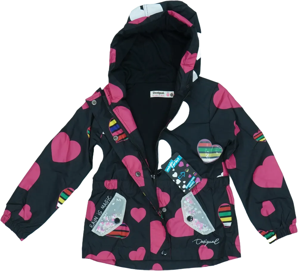 Fekete Desigual Átmeneti kabát EU 116 / UK 6 év / US 6 év/S