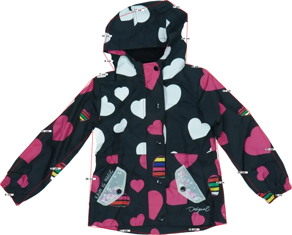 Fekete Desigual Átmeneti kabát EU 116 / UK 6 év / US 6 év/S