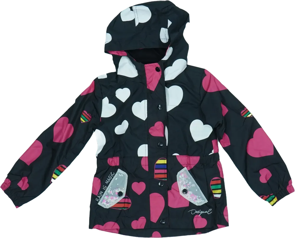 Fekete Desigual Átmeneti kabát EU 116 / UK 6 év / US 6 év/S