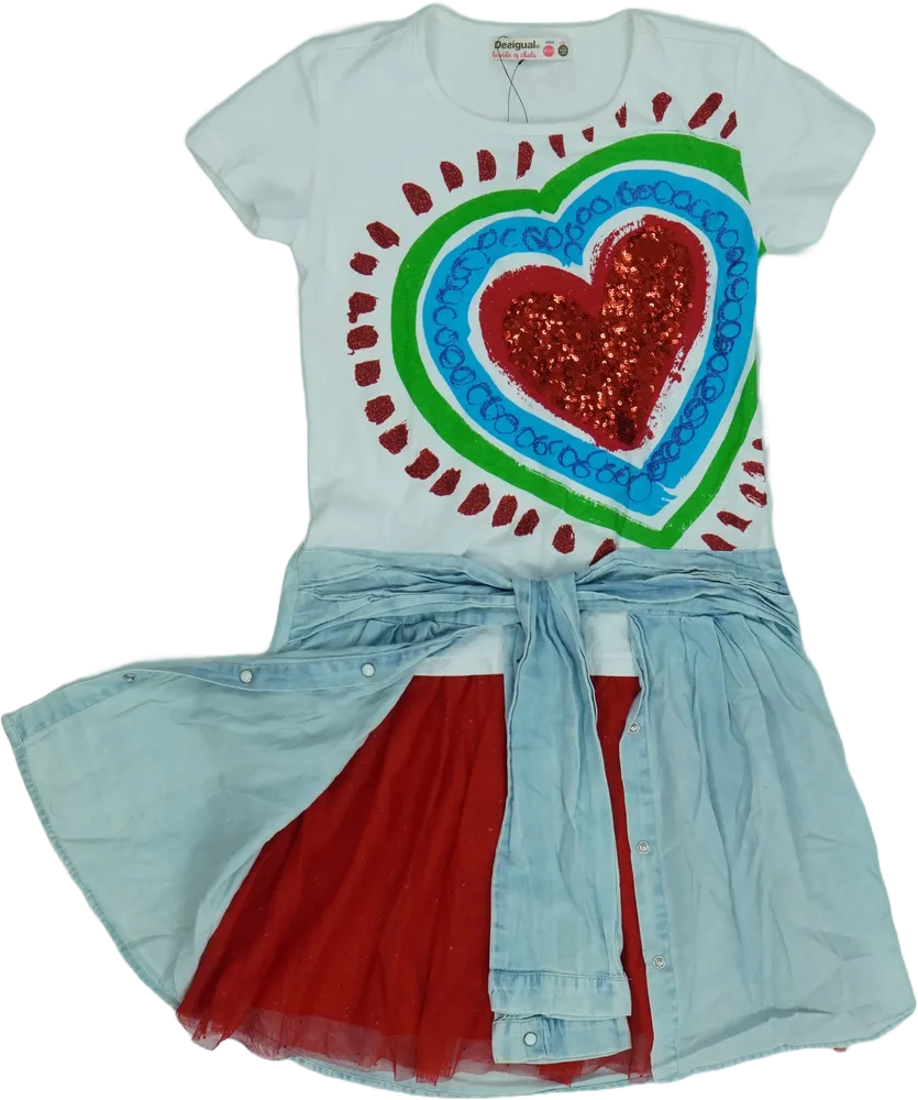 Többszínű Desigual Ruha EU 140 / UK 10 év / US 10 év/L