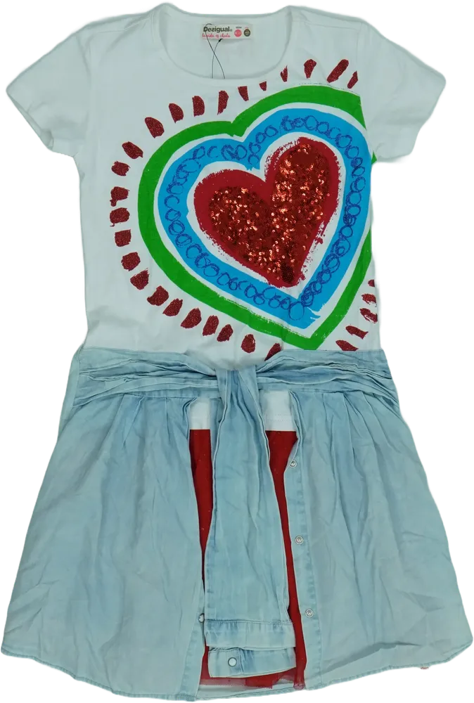 Többszínű Desigual Ruha EU 140 / UK 10 év / US 10 év/L