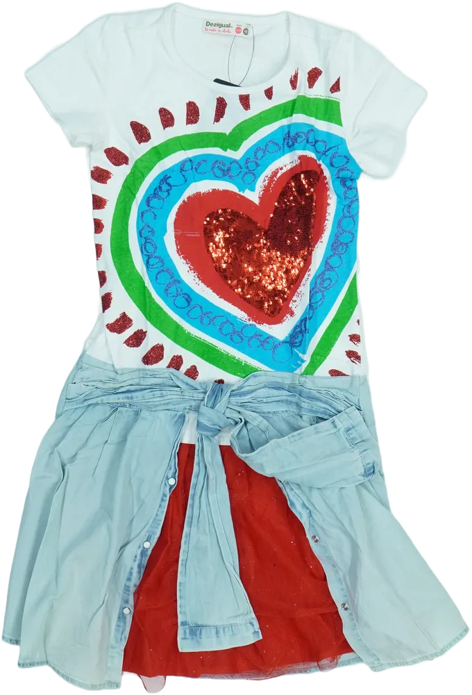 Többszínű Desigual Ruha EU 152 / UK 12 év / US 12 év/L