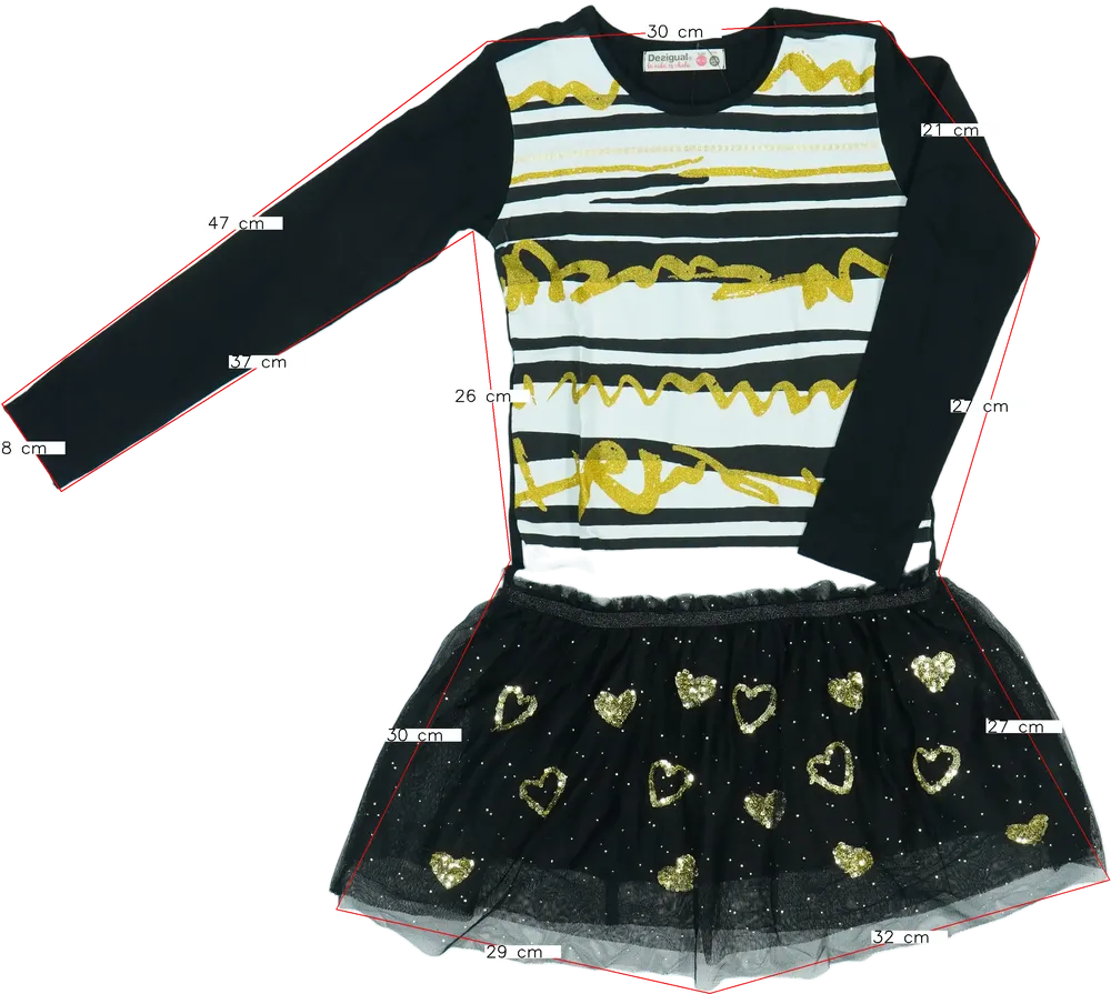 Fekete Desigual Ruha EU 140 / UK 10 év / US 10 év/L