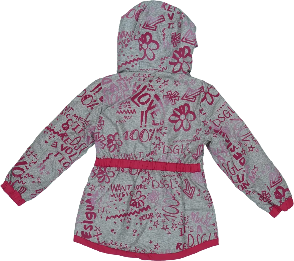 Szürke Desigual Átmeneti kabát EU 116 / UK 6 év / US 6 év/S