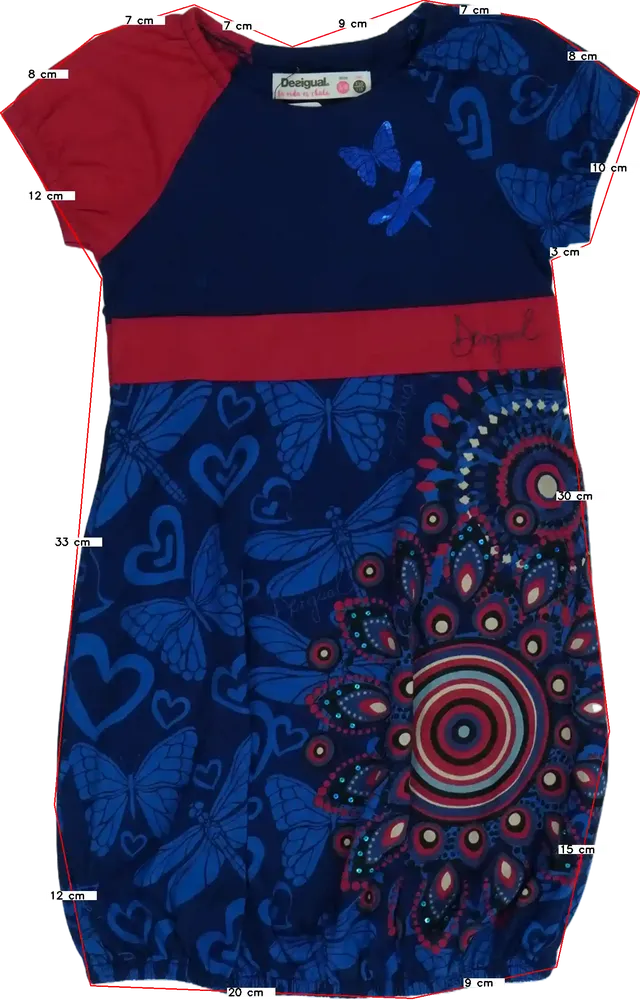 Kék Desigual Ruha EU 116 / UK 6 év / US 6 év/S