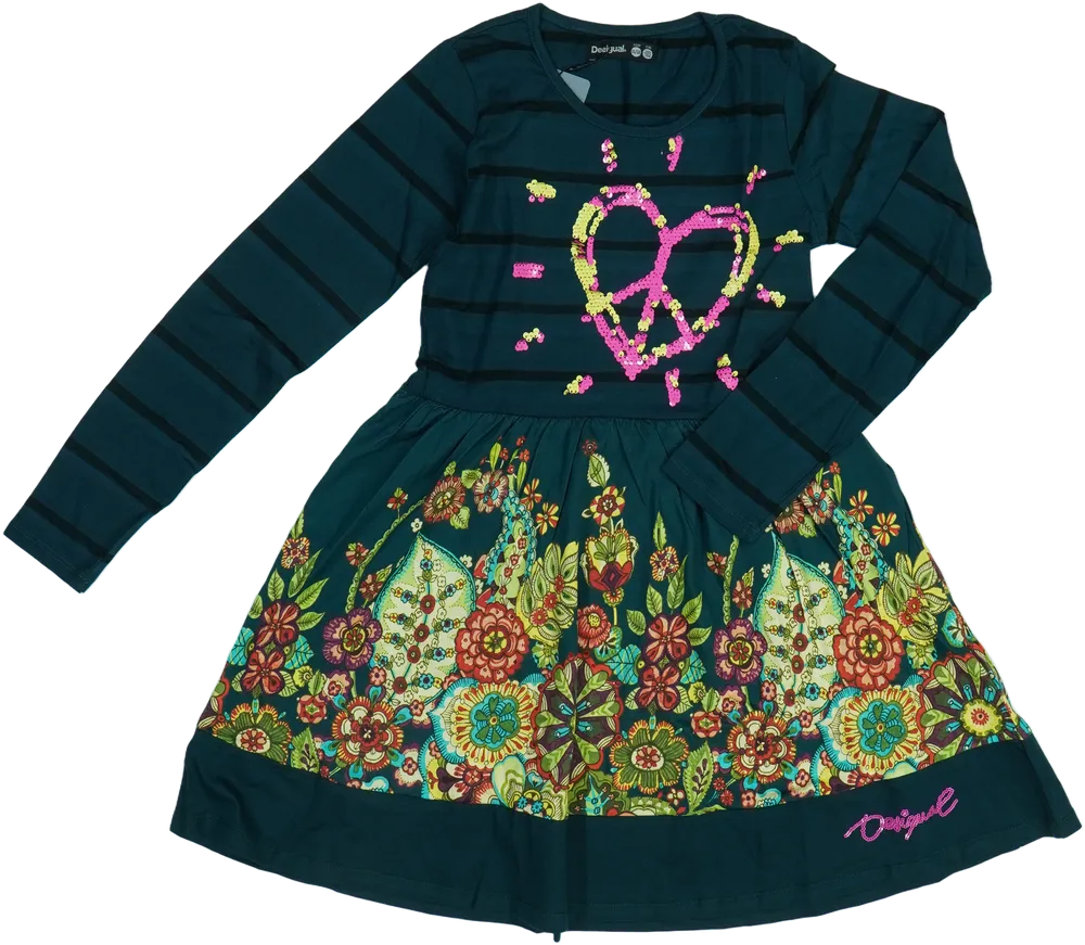 Zöld Desigual Ruha EU 152 / UK 12 év / US 12 év/L
