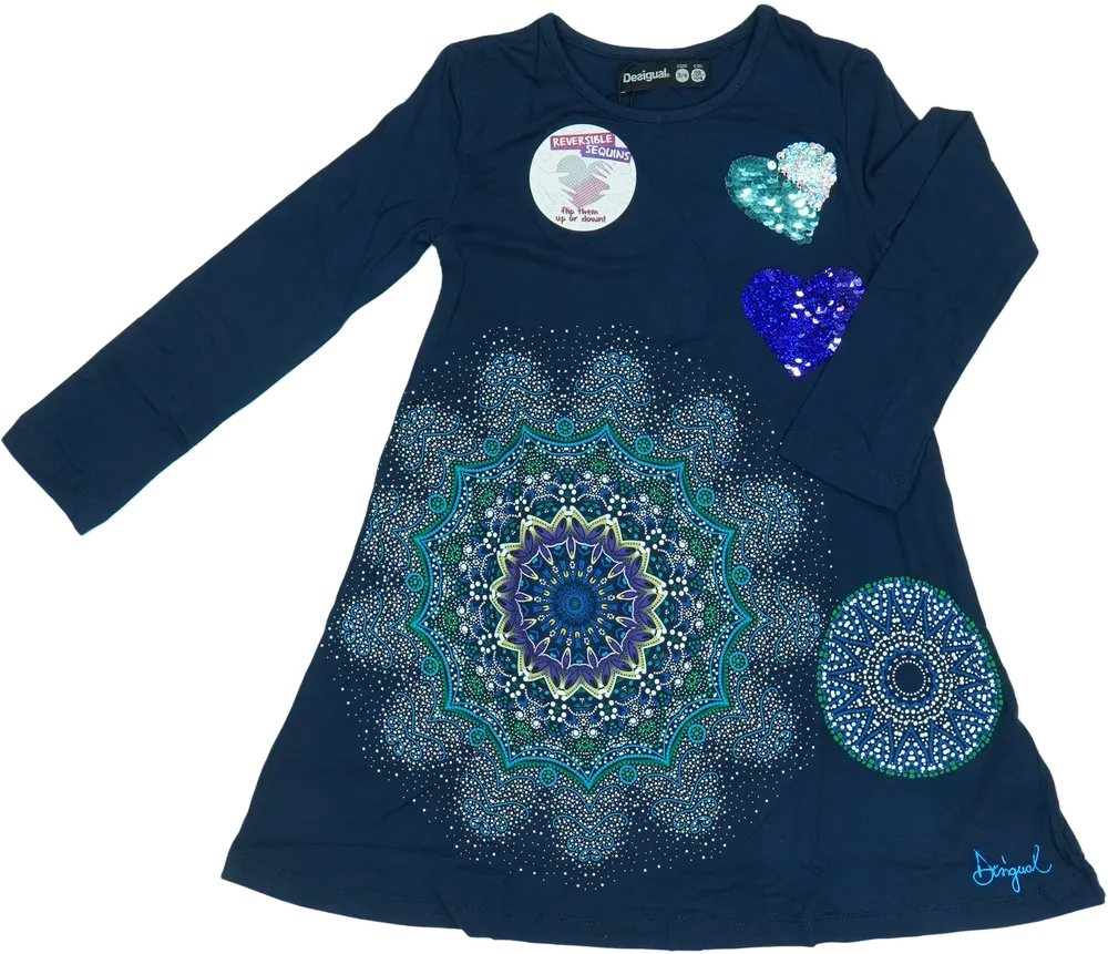 Kék Desigual Ruha EU 104 / UK 4 év / US 4T/XS