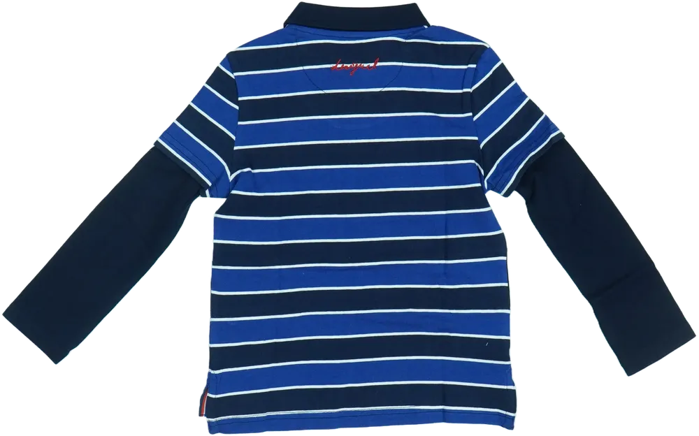 Kék Desigual Galléros póló EU 104 / UK 4 év / US 4T/XS