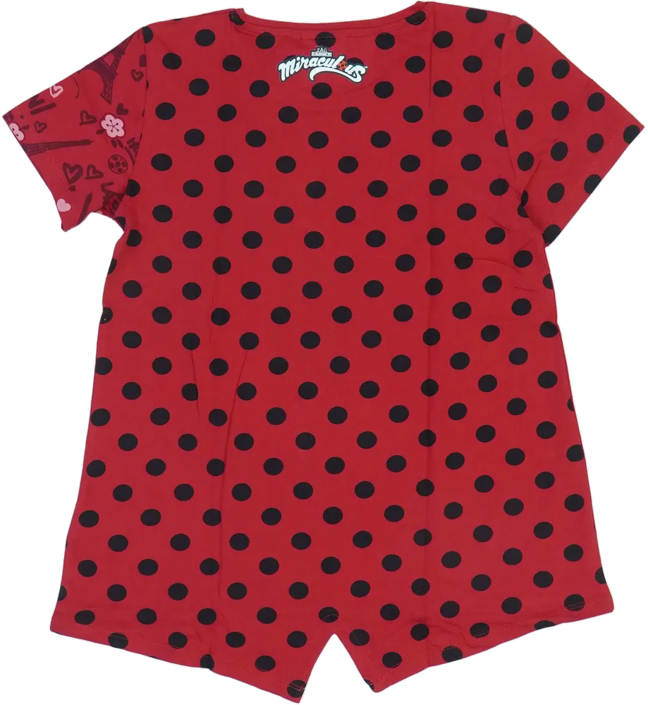 Piros Desigual Póló EU 152 / UK 12 év / US 12 év/L