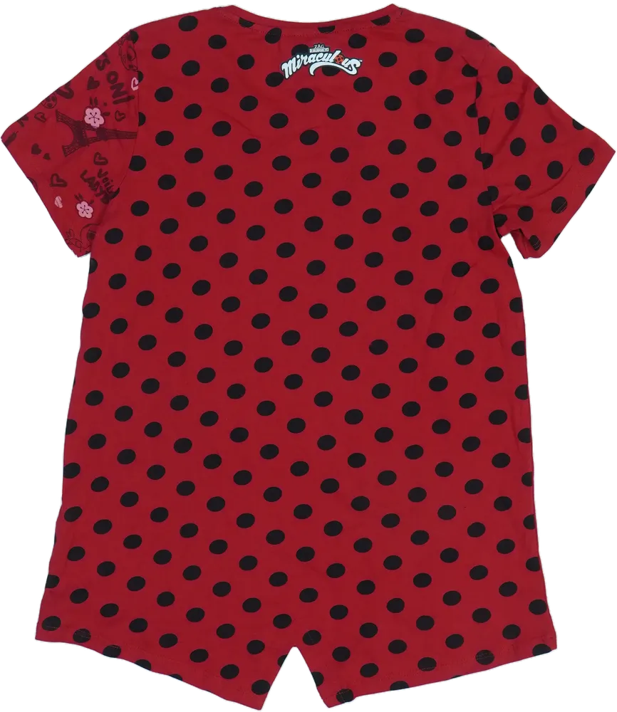 Piros Desigual Póló EU 164 / UK 14 év / US 14 év/XL