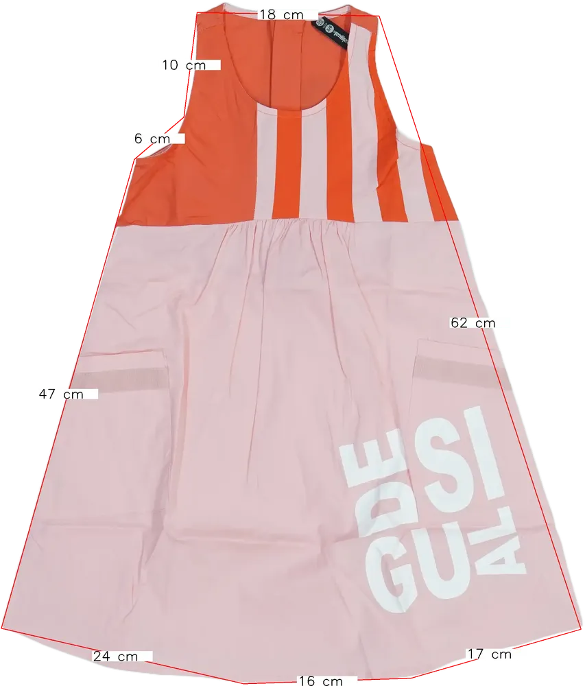 Rózsaszín Desigual Ruha EU 116 / UK 6 év / US 6 év/S