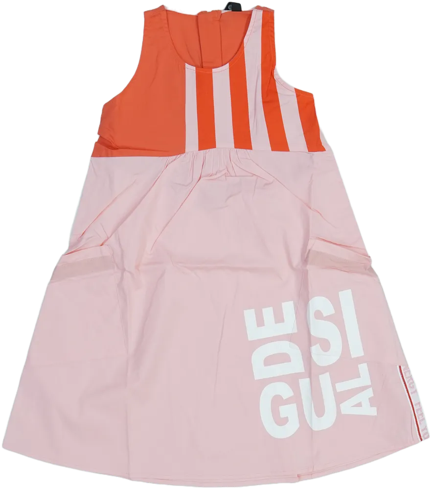 Rózsaszín Desigual Ruha EU 128 / UK 8 év / US 8 év/M