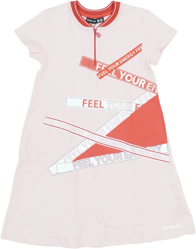 Rózsaszín Desigual Ruha EU 152 / UK 12 év / US 12 év/L