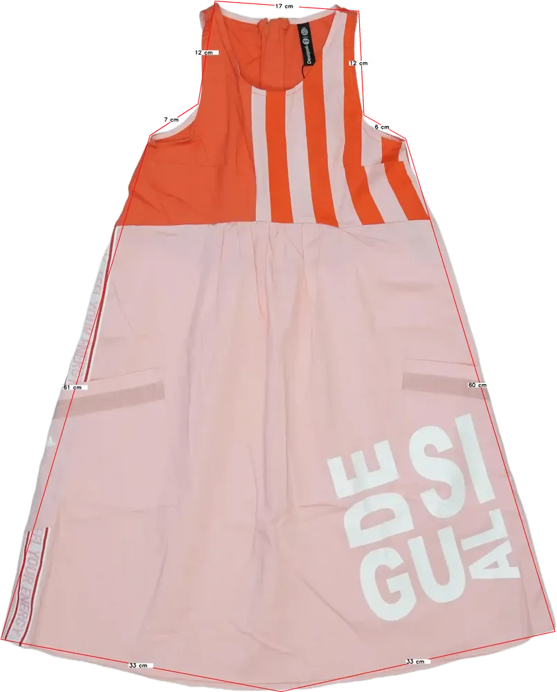 Rózsaszín Desigual Ruha EU 140 / UK 10 év / US 10 év/L