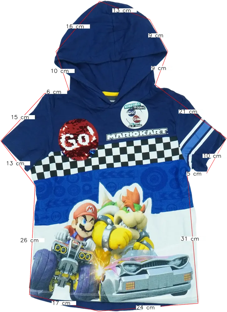 Kék Desigual Póló EU 128 / UK 8 év / US 8 év/M