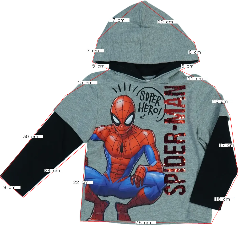 Szürke Desigual Kapucnis pulóver EU 116 / UK 6 év / US 6 év/S