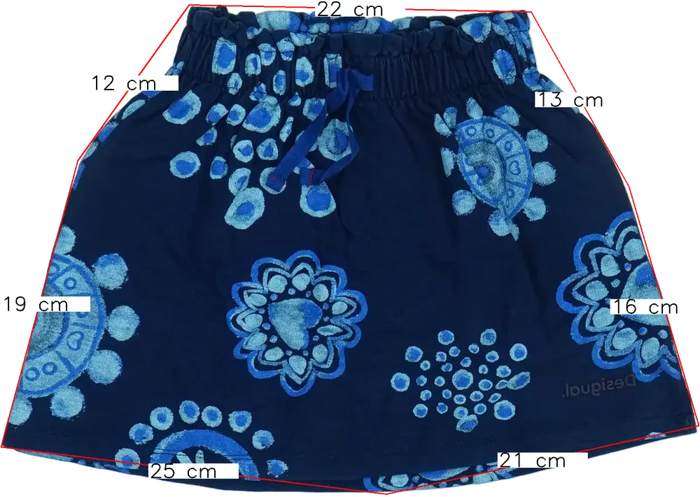 Kék Desigual Szoknya EU 104 / UK 4 év / US 4T/XS