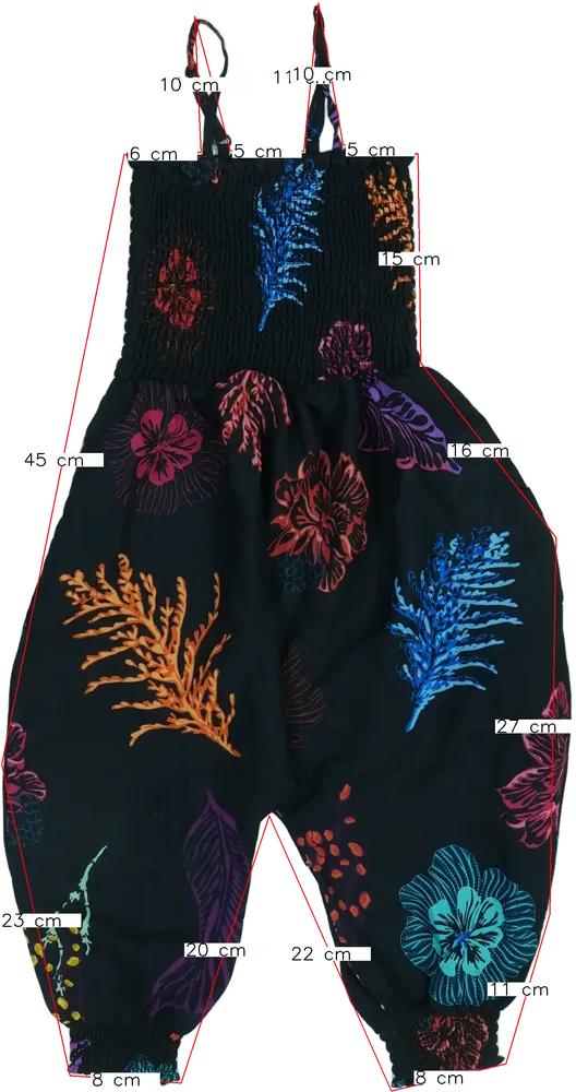 Fekete Desigual Playsuit / Jumpsuit EU 104 / UK 4 év / US 4T/XS