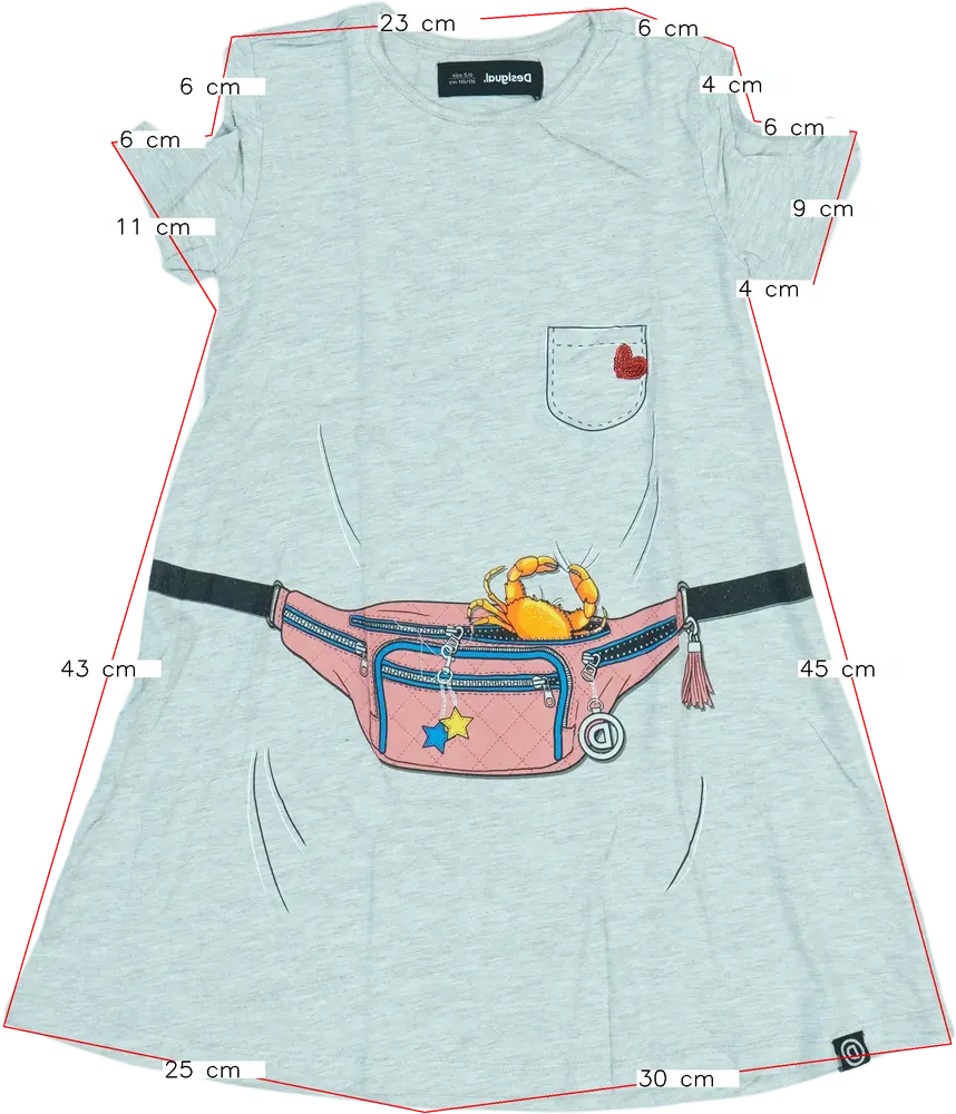 Szürke Desigual Ruha EU 116 / UK 6 év / US 6 év/S