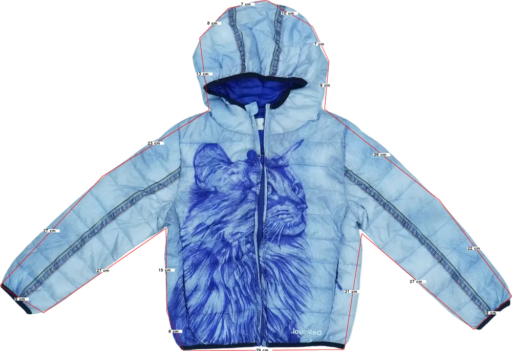 Kék Desigual Átmeneti kabát EU 116 / UK 6 év / US 6 év/S
