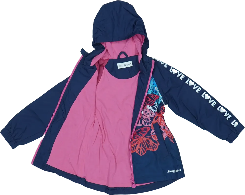 Kék Desigual Átmeneti kabát EU 140 / UK 10 év / US 10 év/L