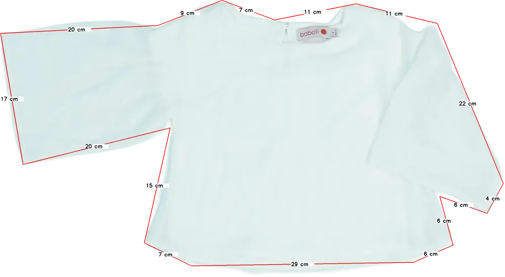Fehér Boboli Blúz EU 104 / UK 4 év / US 4T/XS