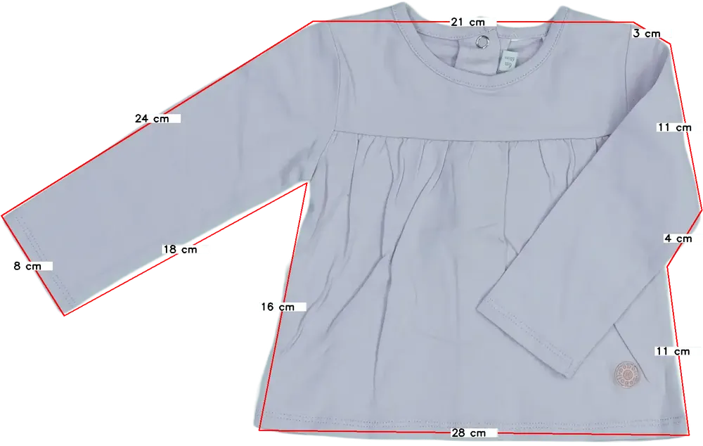 Rózsaszín Boboli Hosszú ujjú felső EU 68 / UK 3-6 hónap / US 3-6 hónap