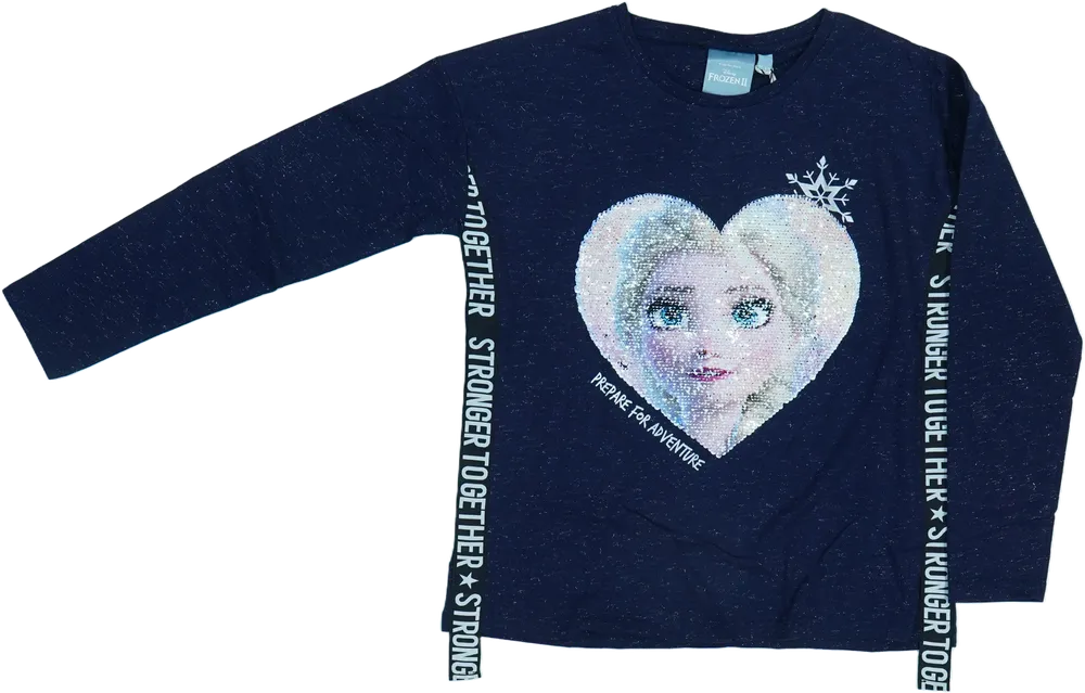 Kék Desigual Hosszú ujjú felső EU 152 / UK 12 év / US 12 év/L