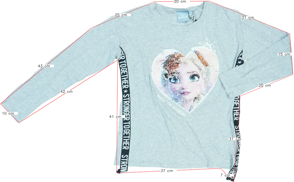 Szürke Desigual Hosszú ujjú felső EU 164 / UK 14 év / US 14 év/XL