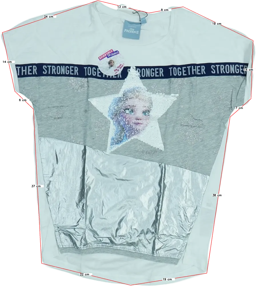 Fehér Desigual Póló EU 152 / UK 12 év / US 12 év/L