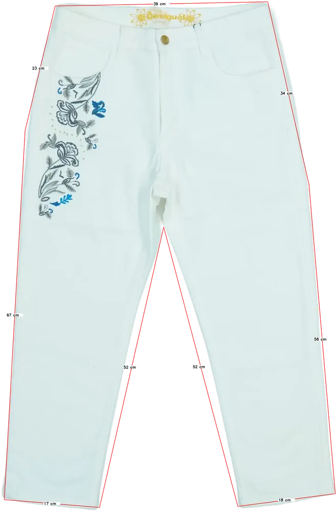 Fehér Desigual Halásznadrág EU 32