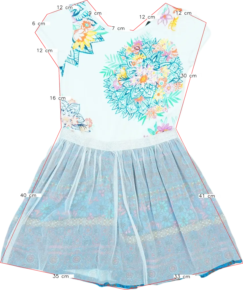 Többszínű Desigual Ruha EU 152 / UK 12 év / US 12 év/L