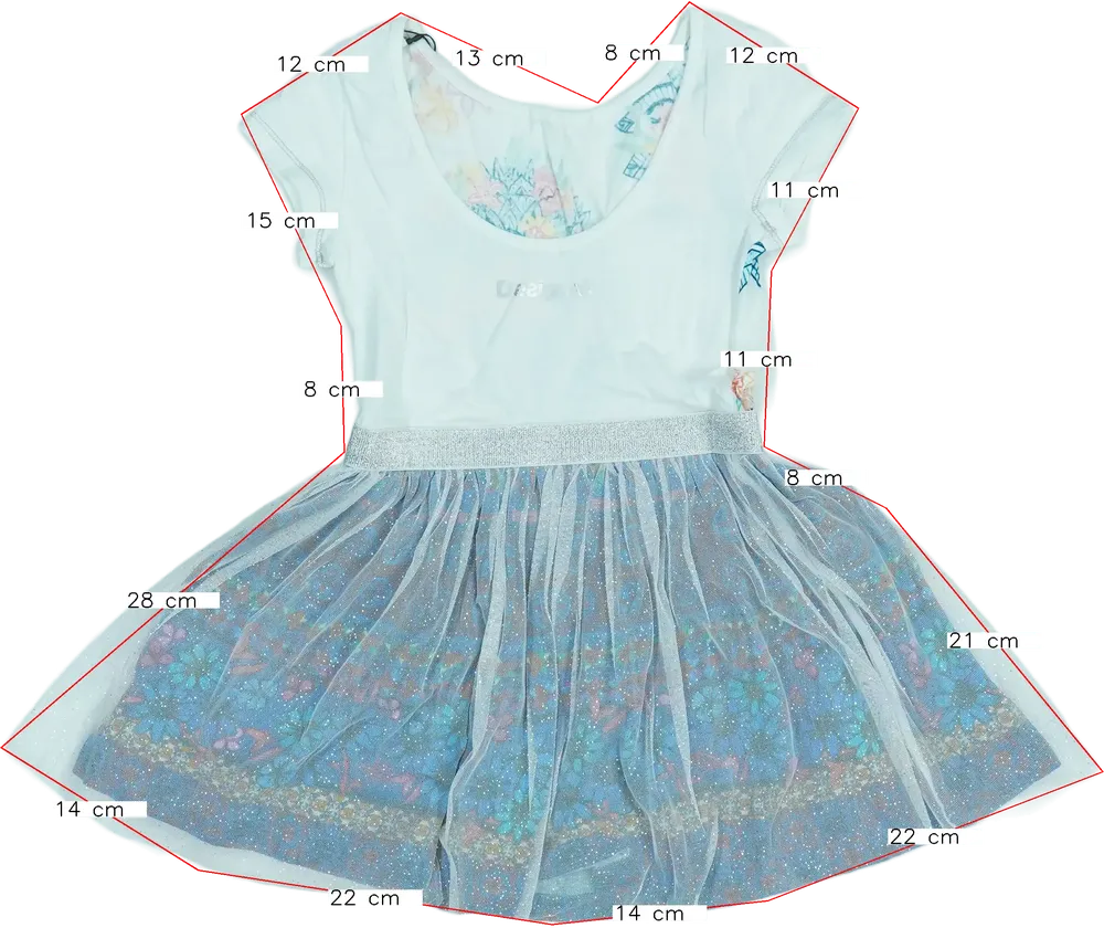 Fehér Desigual Ruha EU 116 / UK 6 év / US 6 év/S