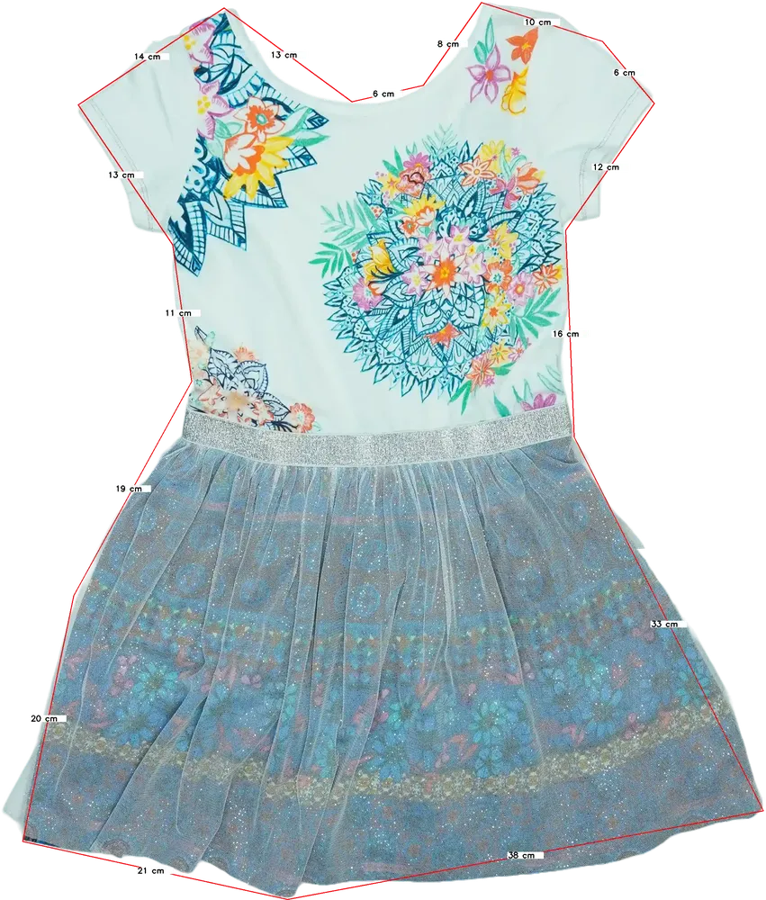 Fehér Desigual Ruha EU 140 / UK 10 év / US 10 év/L