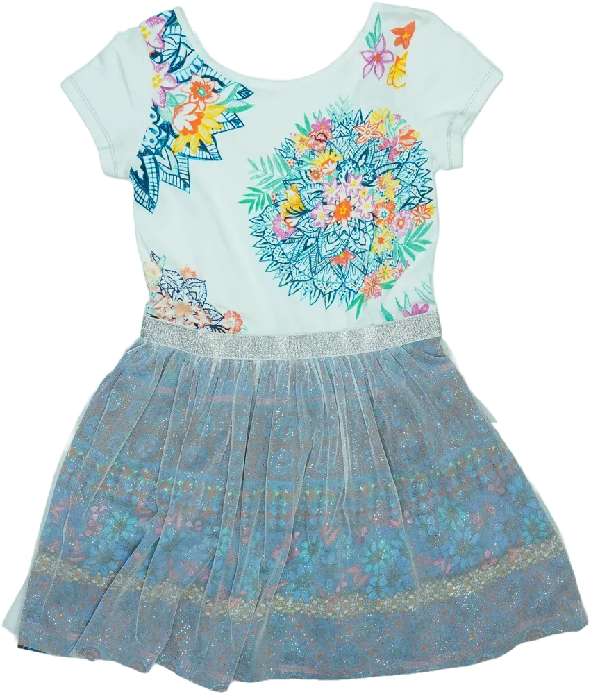 Fehér Desigual Ruha EU 140 / UK 10 év / US 10 év/L