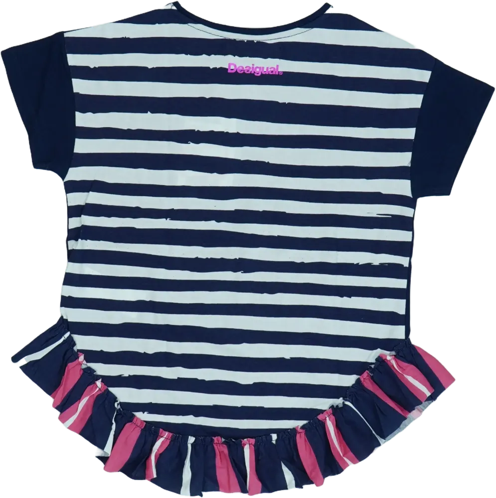 Kék Desigual Póló EU 128 / UK 8 év / US 8 év/M