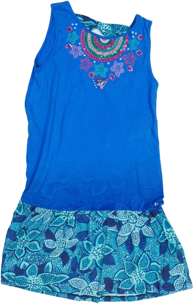 Kék Desigual Ruha EU 164 / UK 14 év / US 14 év/XL