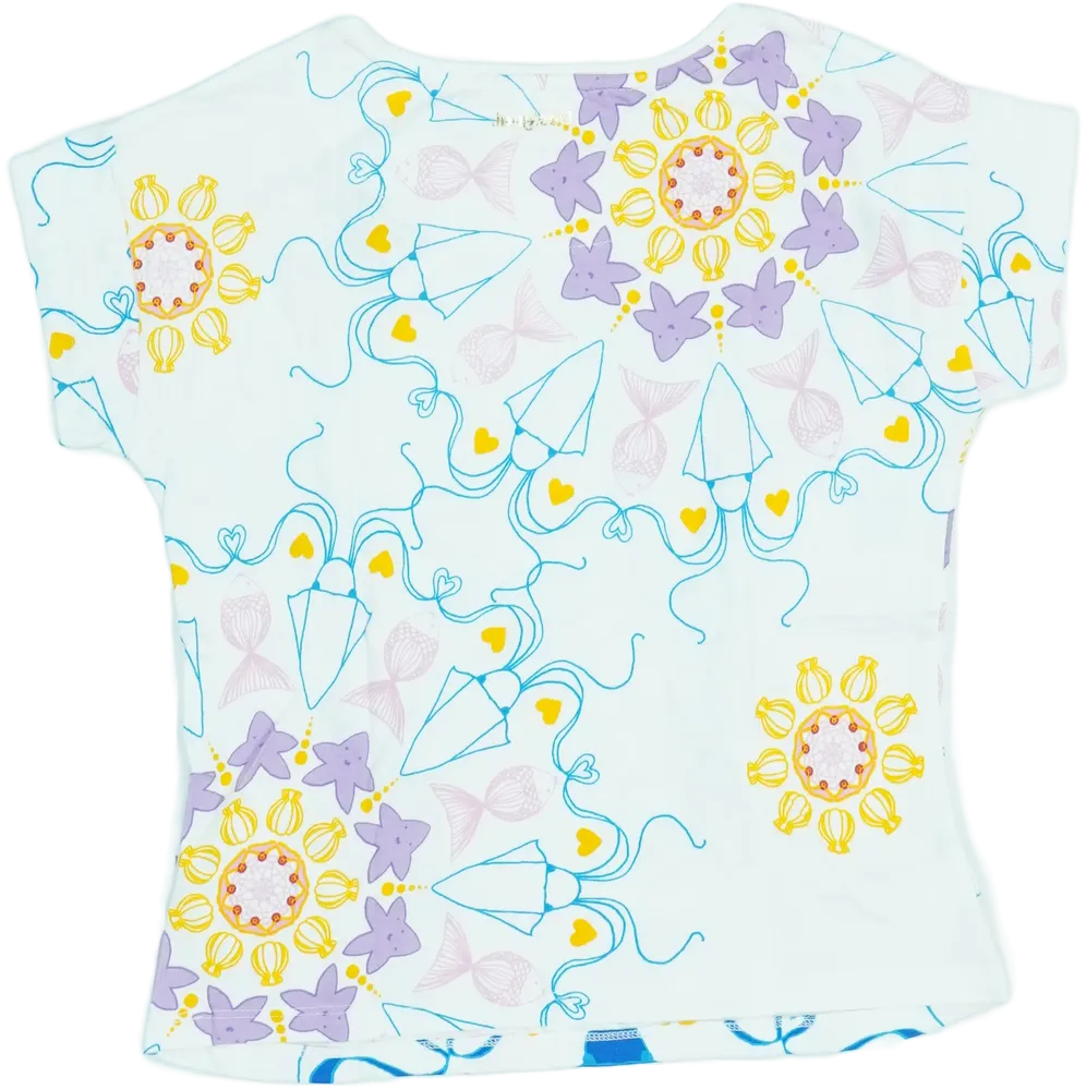 Fehér Desigual Póló EU 128 / UK 8 év / US 8 év/M