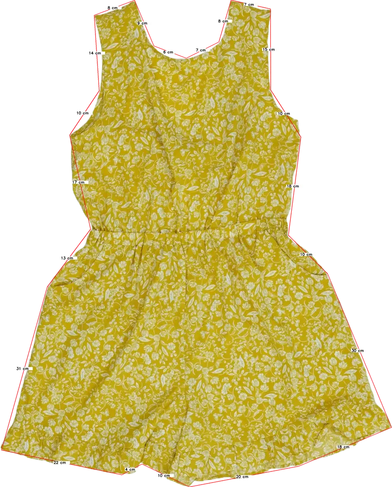 Sárga Next Playsuit / Jumpsuit EU 164 / UK 14 év / US 14 év/XL