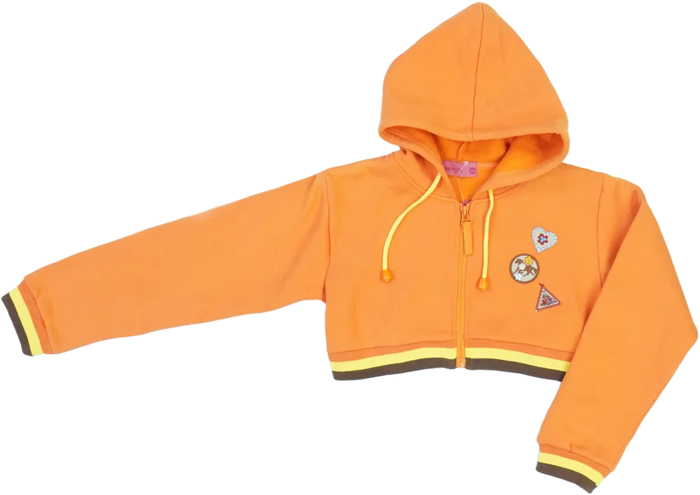 Yellow (Orange) AKR Girls Hoodie EU 140 / UK 10 years / US 10 years/L